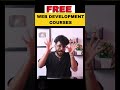 Free web courses #coding #learnwebdev #webdevelopment #automobile #python #codewithherry