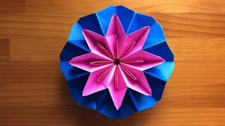 【折り紙・ペーパークラフト】花の万華鏡〈その5〉