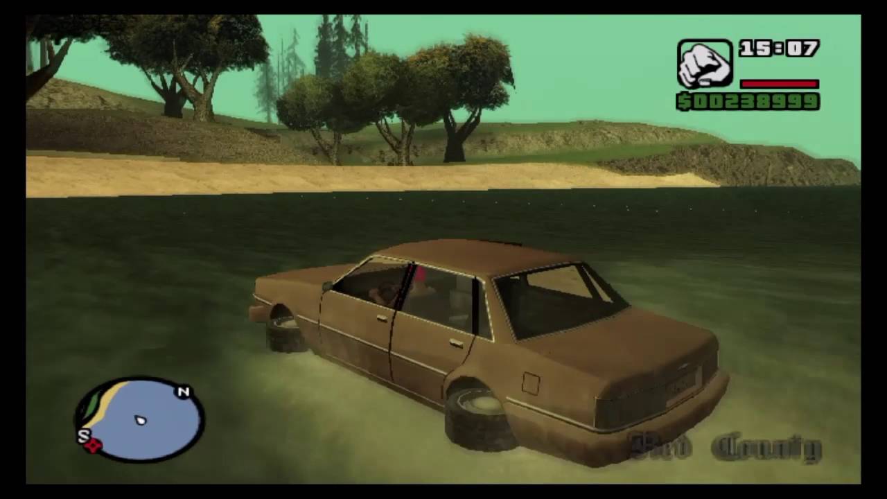 GTA San Andreas Les voitures roulent sur l'eau YouTube GTA San Andreas Les voitures roulent sur l'eau YouTube