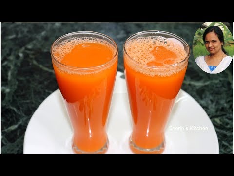 கேரட் ஜூஸ் செய்வது எப்படி | How To Make Carrot Juice | Summer Special Juice Recipes