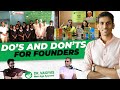 Mistakes to avoid to become a successful founder ft arjun vaidya  front seat wayush