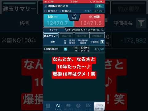 【今週ラスト〜！金曜日！】#short #shorts #cfd #fx #ドル円 #ロスカット #爆損 #株価 #ナスダック