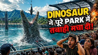 Is Giant Dinosaur Ne Tabahi Macha Di (Jurassic World 2015 Movie Explained In Hindi/Urdu )