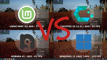 Windows VS Linux Mint VS Cachyos VS Nobara | Linux Gaming Benchmarks