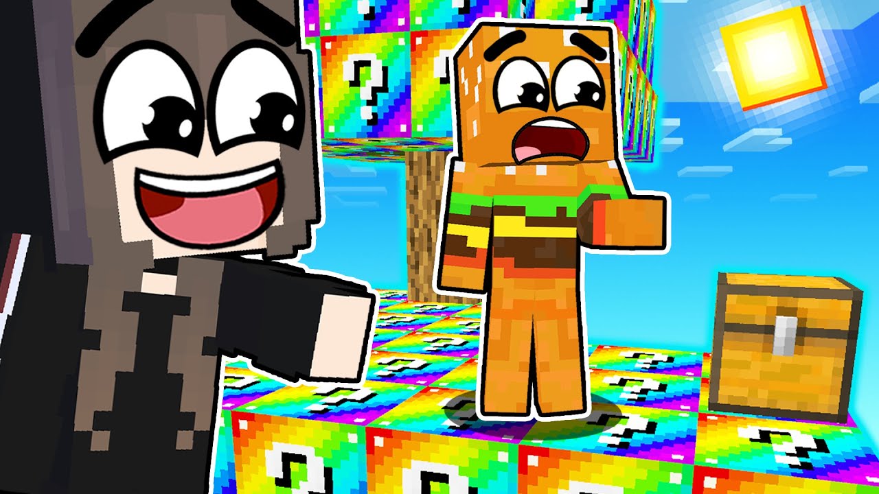 SUPRAVIETUIM PE INSULA LUCKY BLOCK!