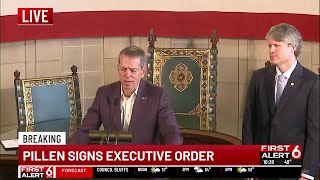 Pillen responds to online comments about Nebraska's economy