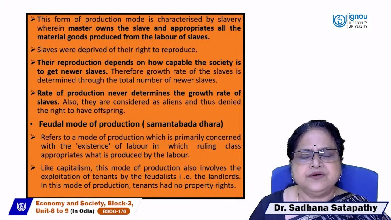 Domestic Mode of Production and Peasants Economy