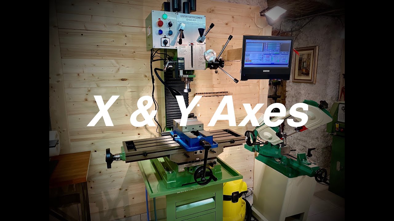 Milling Machine Orion 4.5 CNC conversion: X and Y axes
