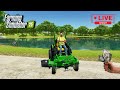 CAN WE HANDLE MOWING THIS MASSIVE CAMPGROUND!? FS25 Livestream