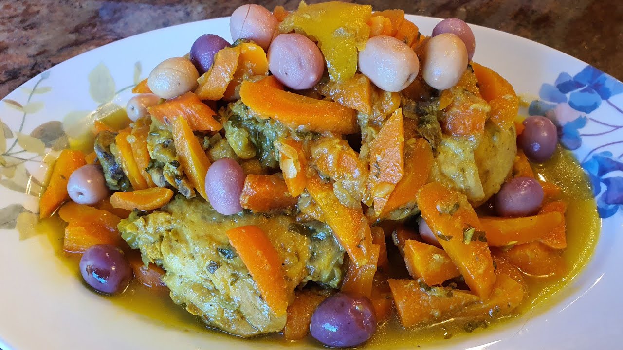 طاجين الدجاج  بالجزر فاسي على حقو وطريقو راءع 👍