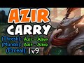 This is how I CARRY HIGH ELO with AZIR | Challenger Azir | 10.12 - League of Legends