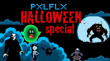 PXLFLX 2015 Halloween Special Pixel Art Animation Compilation