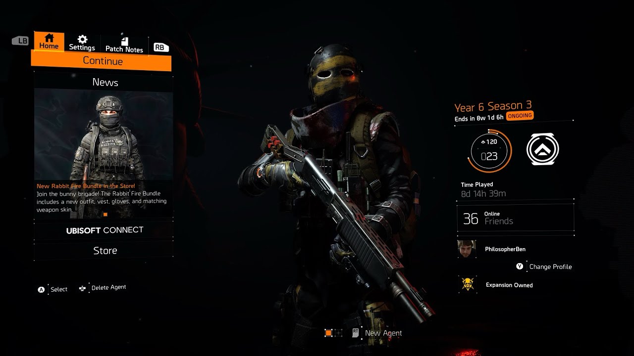 Division 2 — Heroic Difficulty mission — Finally got Catharsis mask! Very much tank build now