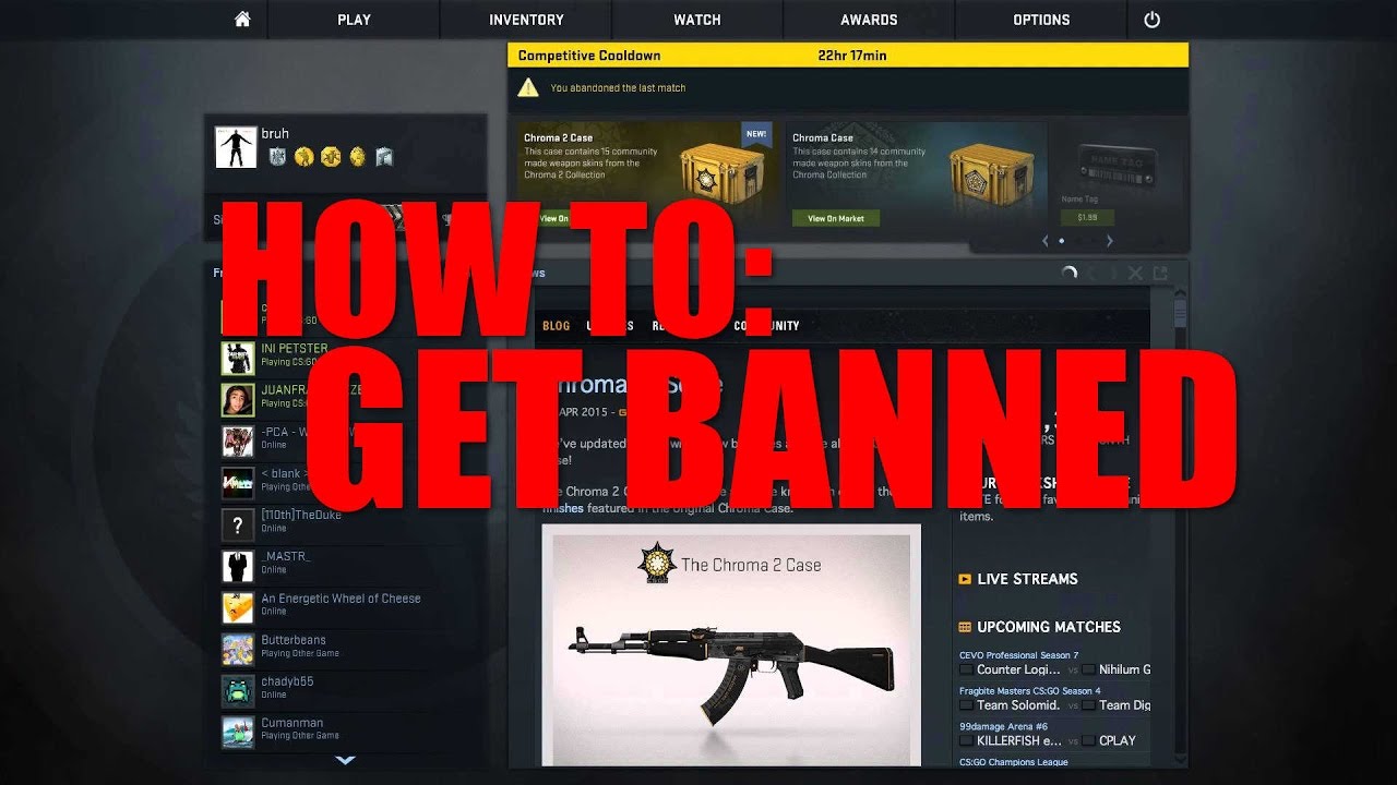 CSGO - Ban Explanations [ALL TYPES OF BANS] - elitepvpers