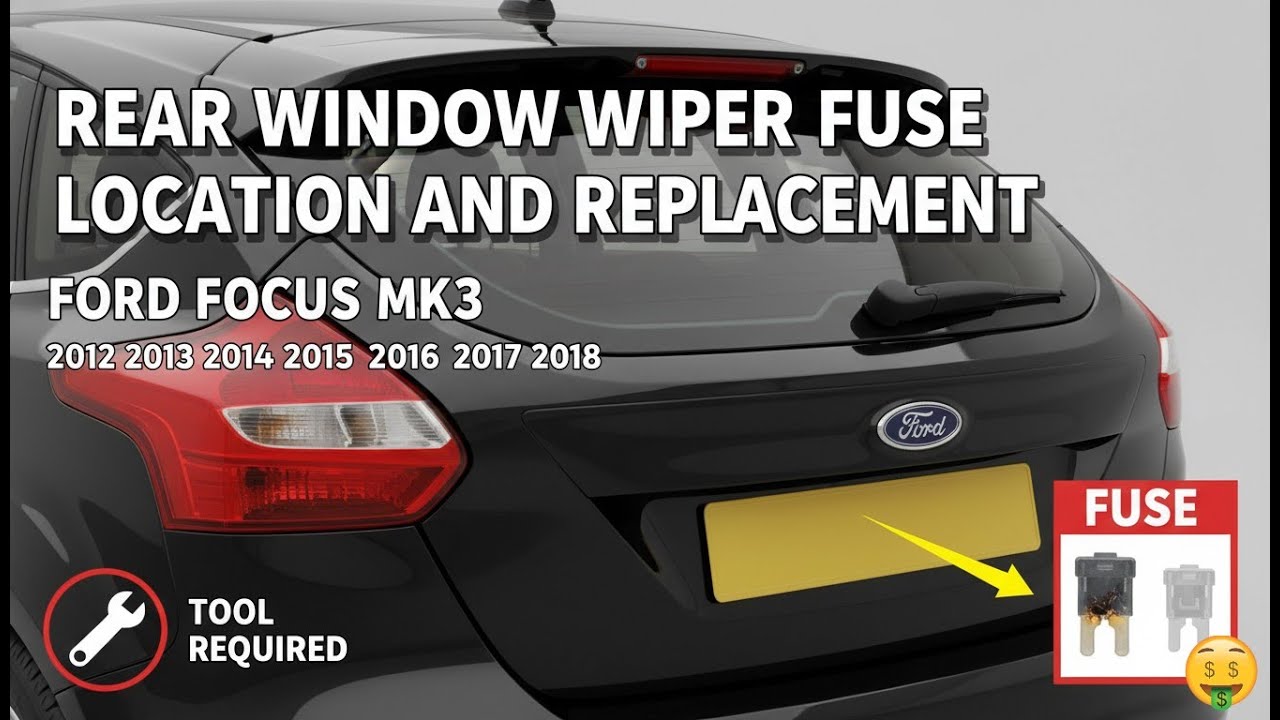 Ford Focus MK3 Rear Wiper Not Working? Fuse Replacement Guide (2012-2018)