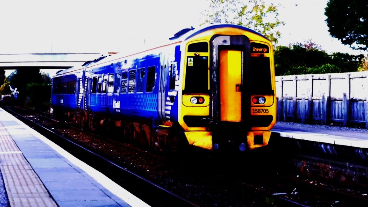 Trains at Muir of Ord 13th October 2019 YouTube