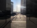 The way to the subway Moscow at 7 o clock