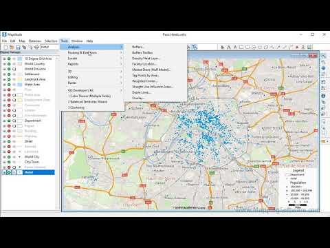 Maptitude 2021: density maps, hot spot maps, heat maps, cluster mapping
