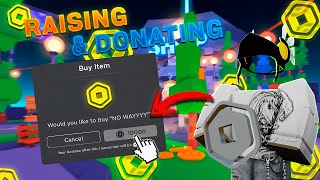 🔴 PLS DONATE LIVE | Donating and Raising robux! 💸 #35