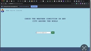 WeatherApp Web Application screenshot 2