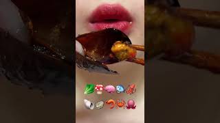 asmr SPICY SEAFOOD BOIL 매운 해물찜 불닭소스 OCTOPUS SHRIMP SCALLOP ENOKI MUSHROOM MUKBANG eating sounds