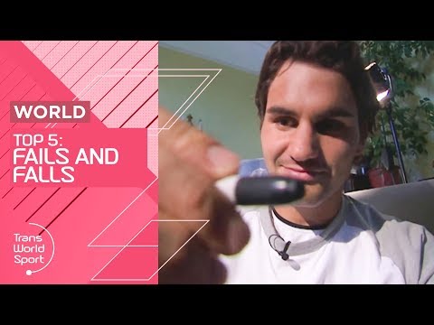 Roger Federer FAIL and more! | Top 5 Sporting FAILS | Trans World Sport