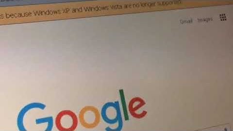 Google chrome not supported on Windows XP or Windows Vista but STILL works