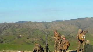 Marines firing 81mm mortars