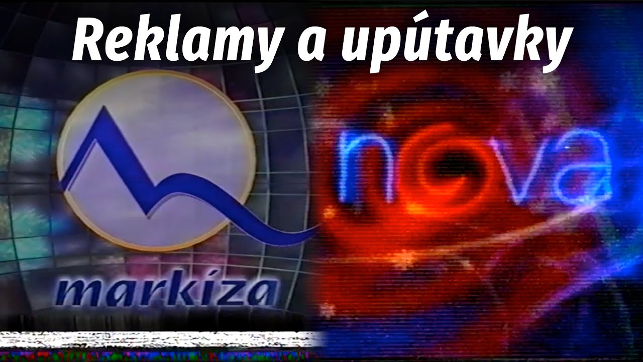 Reklamy a upútavky TV Markíza a TV Nova (1997/1998)