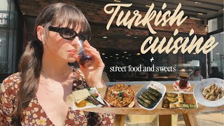 Trying Turkish food: Iskender kebab, lahmacun, mantı… | street food | desserts