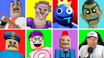 TOP 5 ROBLOX SCARY OBBYS! (RAINBOW FRIENDS, MR FUNNY & MORE)...