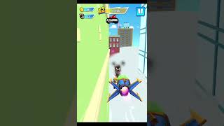 Talking Tom Hero Dash Blue Wave Angela Lazer Ship Funny Race Android iOS Gameplay #TalkingTom #Short screenshot 5