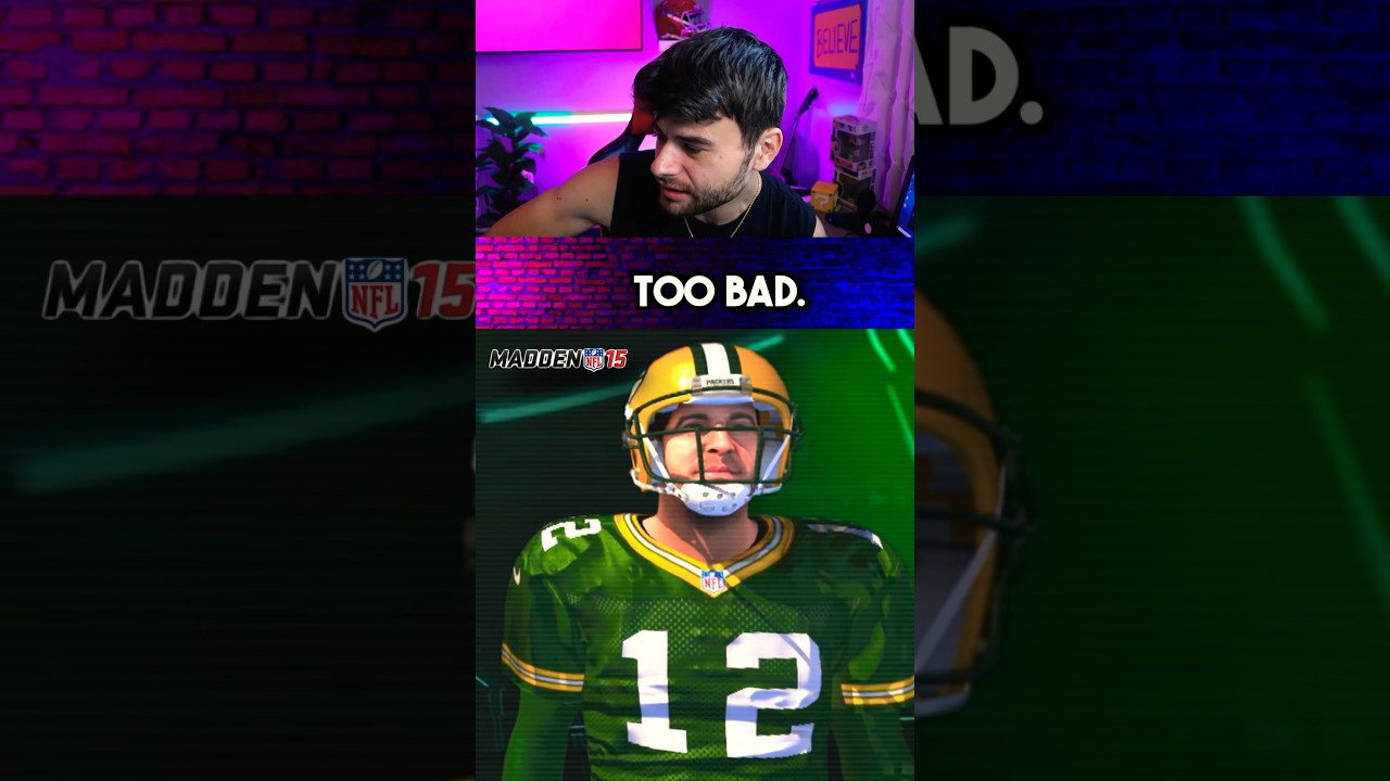 Сравниваем все сканы лица Аарона Роджерса в Madden! 