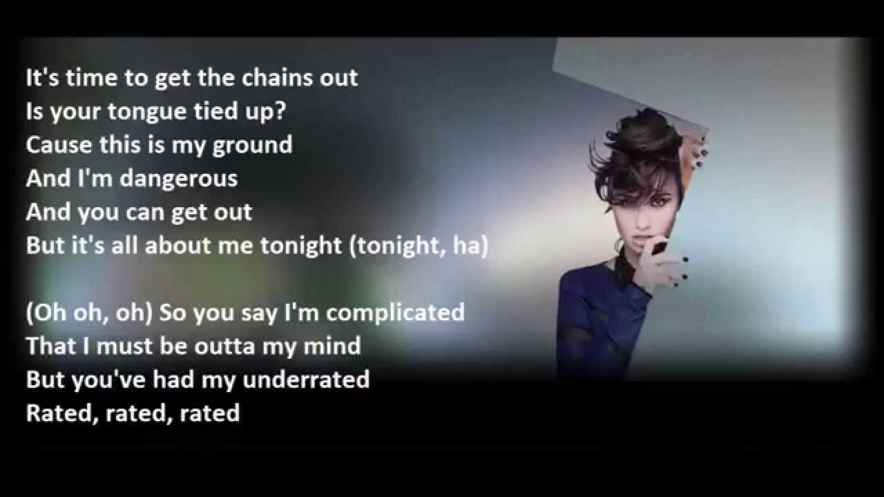 Demi Lovato Confident Lyrics YouTube