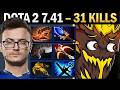 Shadow Fiend with 31 Kills and Abyssal - Dota 7.41