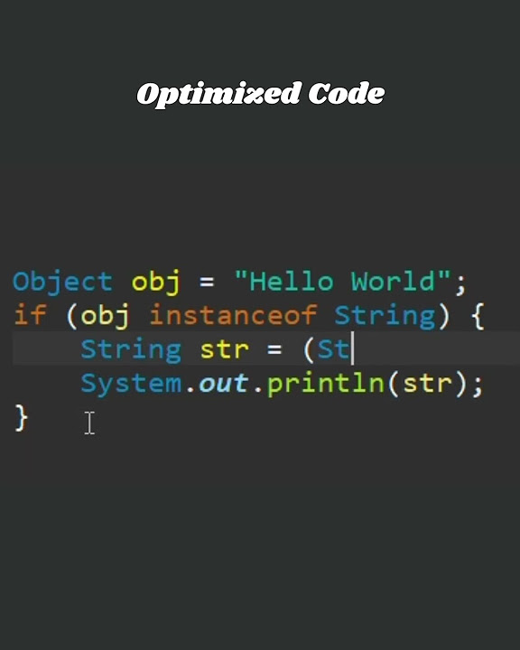 0059 Optmization: UNLOCK the power of pattern matching in Java! # ...