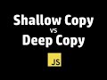 Shallow copy vs Deep copy | JS Interview questions | Intermediate