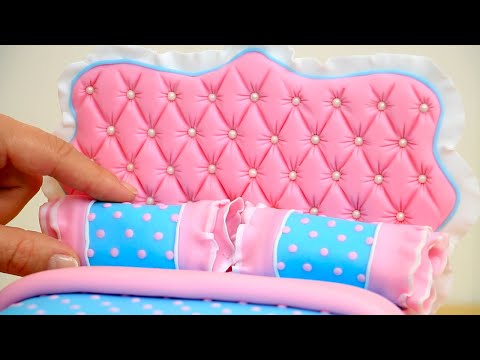 How To Make a  Bed Cake with Tiny Pillows by Cakes StepbyStep