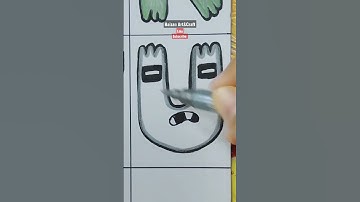 How to draw ALPHABET LORE U but Everyone is H #shorts#shortsfeed#alphabetlore