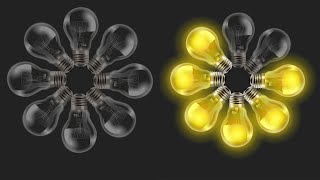 create bulb on off animation video with html css | bulb animatioin