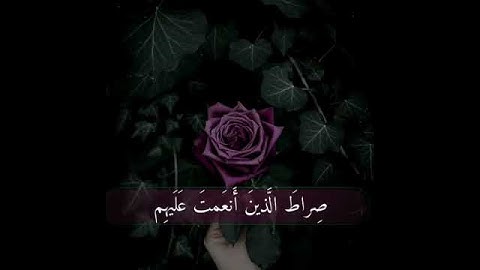سورة الفاتحة / ماهر المعيقلي - حالات واتس اب إسلامية