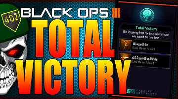 COD BLACK OPS 3 TOTAL VICTORY SUPPLY DROP "WEAPON BRIBE" OPENING! - COD BO3 KNOCKOUT GAMEPLAY!