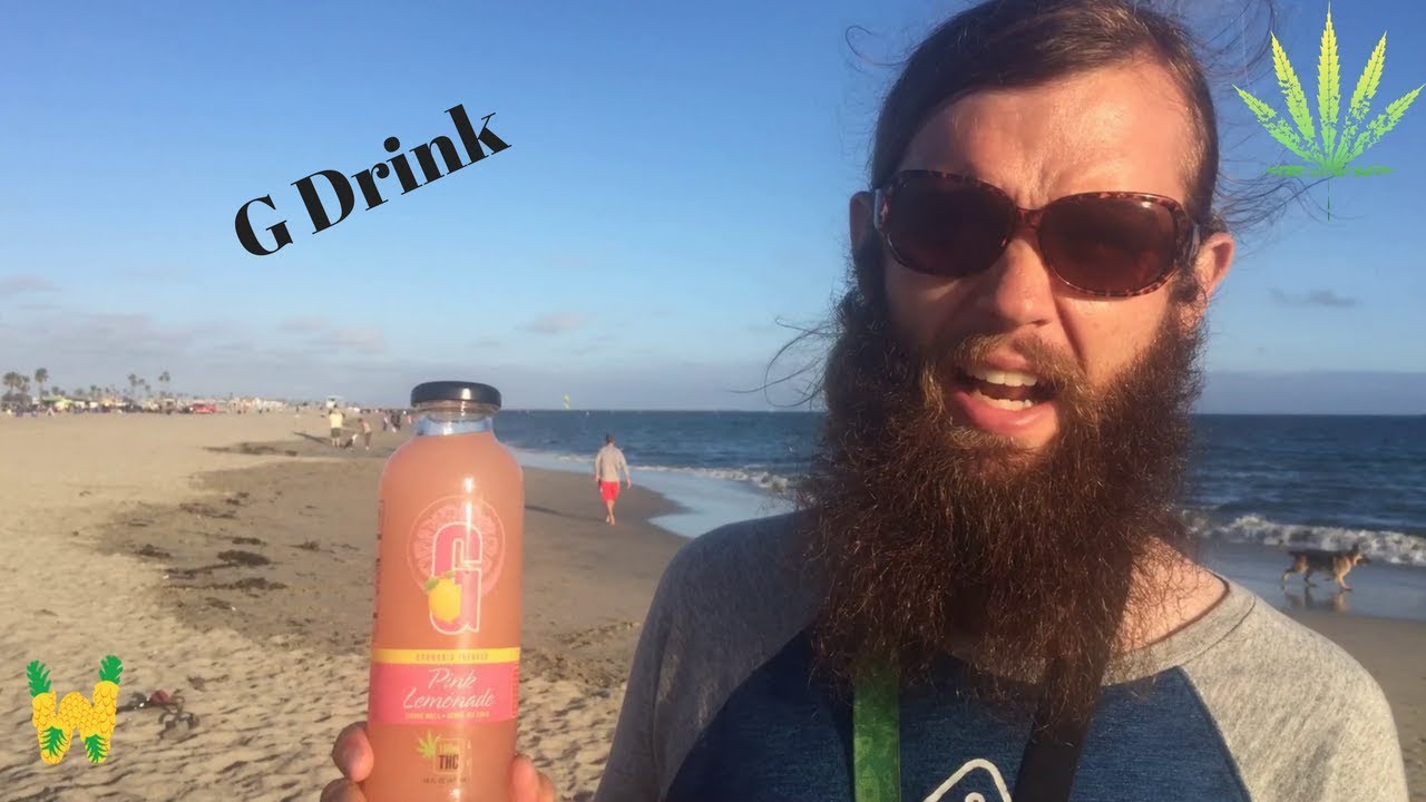 Marijuana Drink Review: G Drink Pink Lemonade 100 mg