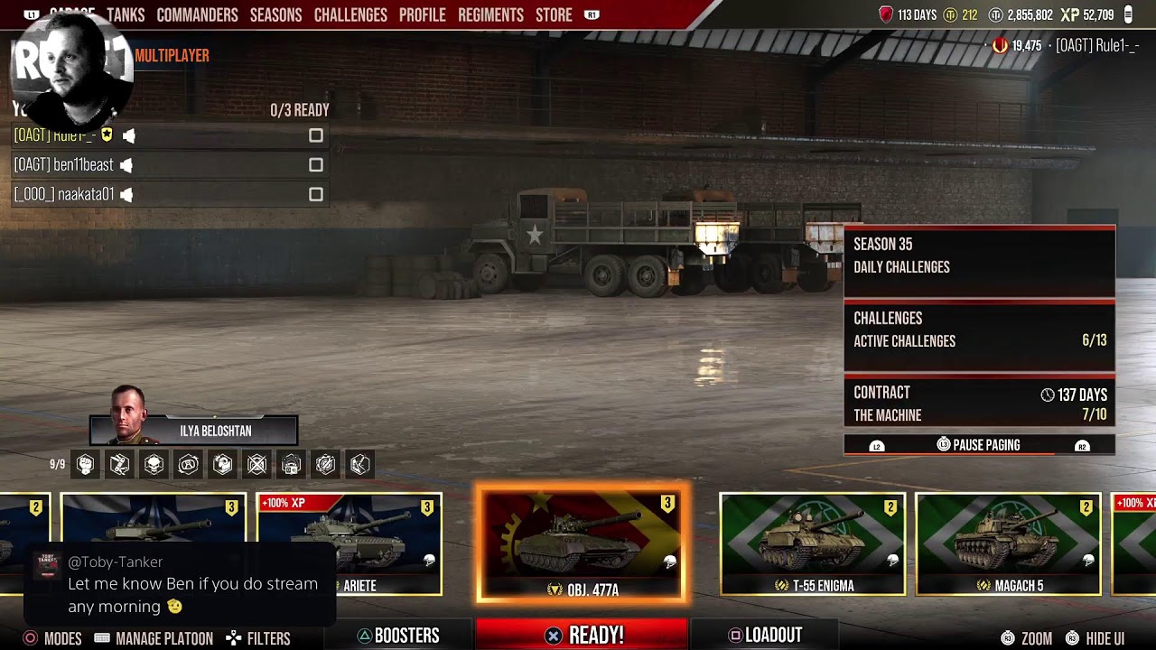 World of tanks console with Rule1-_-