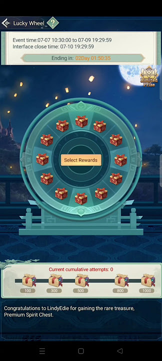 Lucky Wheel Event #immortaltaoists #immortaldao #dao #cultivation #mobilelegends #ncsmusic #games