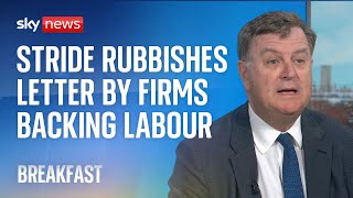 Minister insists economy is 'turning a corner' as business bosses back Labour | Vote 2024