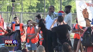 Protest forms outside MPS administration building, push to remove Milwaukee police from schools