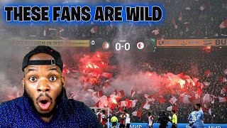 THESE ULTRAS ARE WILD!! AMERICAN REACTS TO THE FEYENOORD ULTRAS - BEST MOMENTS