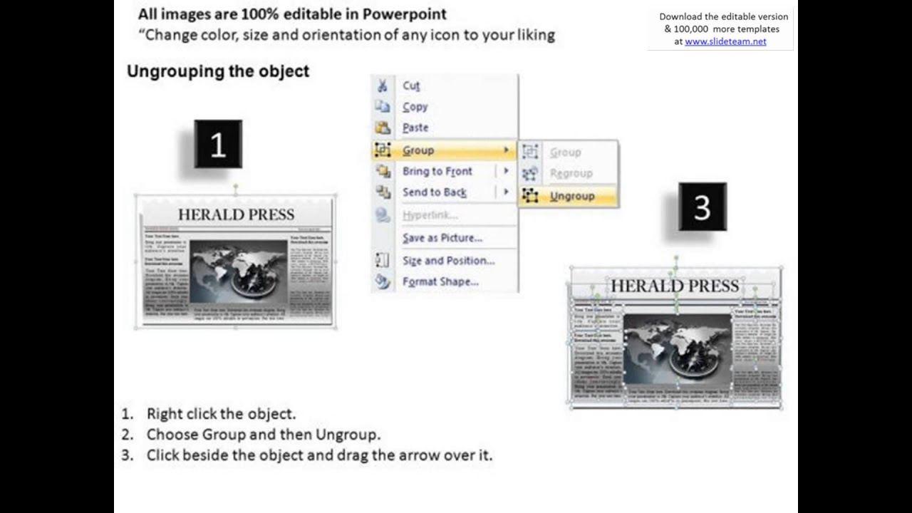 ppt template editable newspaper headline powerpoint slide graphics powerpoint newspaper headlines template