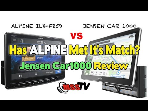 JensenCar1000とAlpineHalo iLX-F259 / Alpine HaloiLX-F309の比較。 JensenCAR1000のレビュー